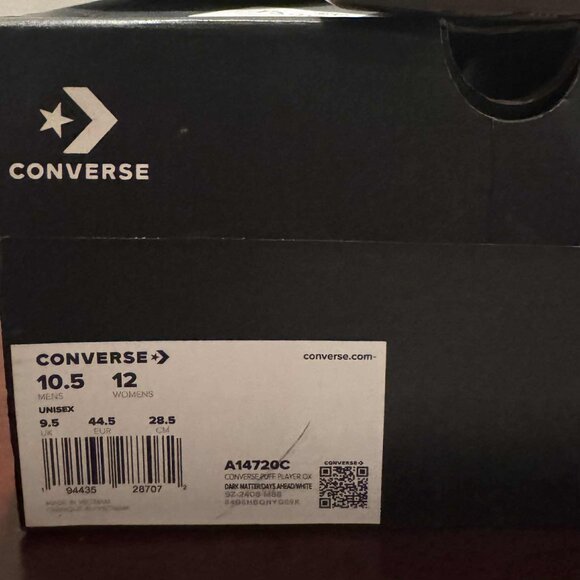 Converse Star Player 76 Puff Casual Shoes Grey-Red-White (A14720C) Damage Box - Picture 8 of 8